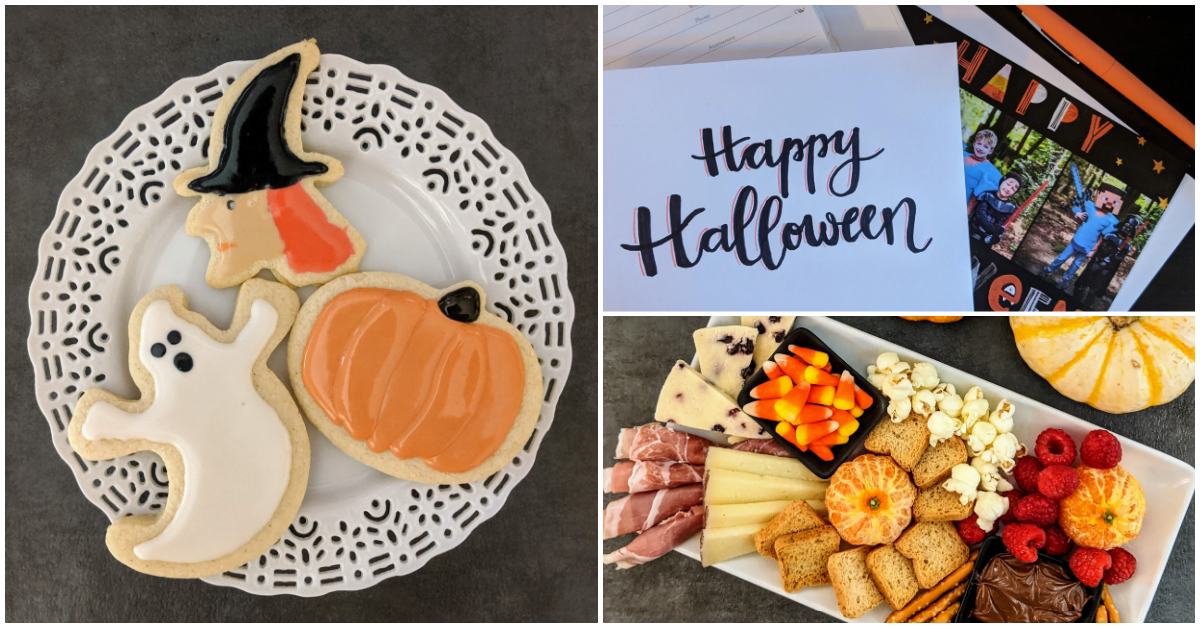 Biblio Babes Pandemic Halloween Collage